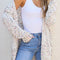 Open Front Long Sleeve Cardigan