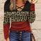 Crisscross Color Block Long Sleeve T-Shirt