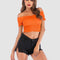 Perfee Smocked Off-Shoulder Short Sleeve Top