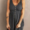 Sleeveless Button Down Mini Magic Dress