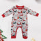 Reindeer Print Top and Pants Set