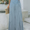 Smocked High Waist Pants