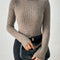 Turtleneck Long Sleeve T-Shirt